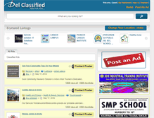 Tablet Screenshot of delclassified.com